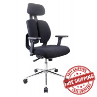 GM Seating GMGBC-BLK Bluetooth Gaming Ergonomic Office Task Chair